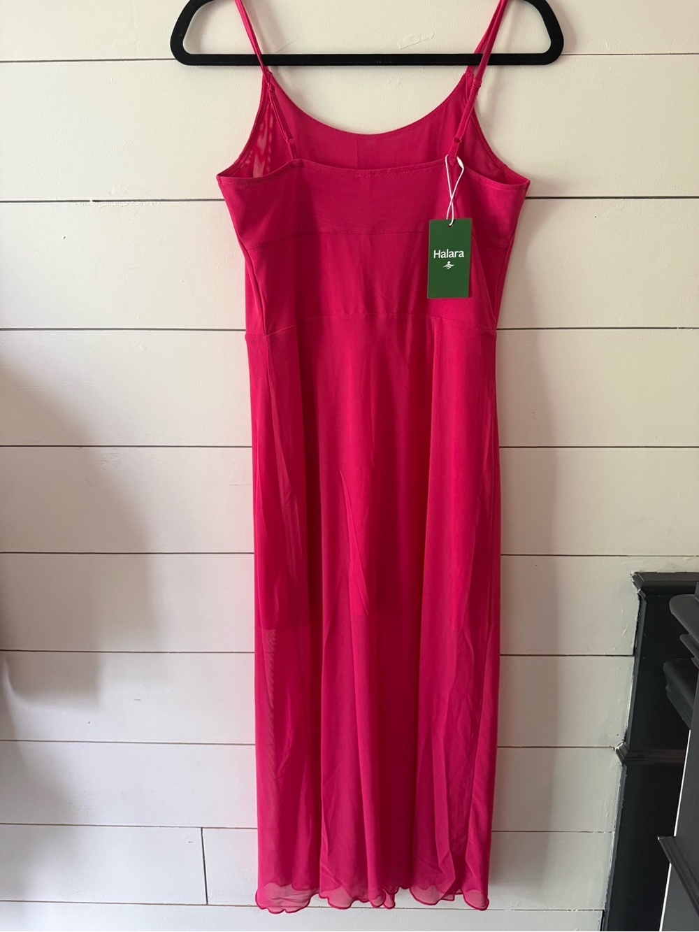 HALARA Hot Pink Sheer Mesh Slip Dress - Picture 4 of 5